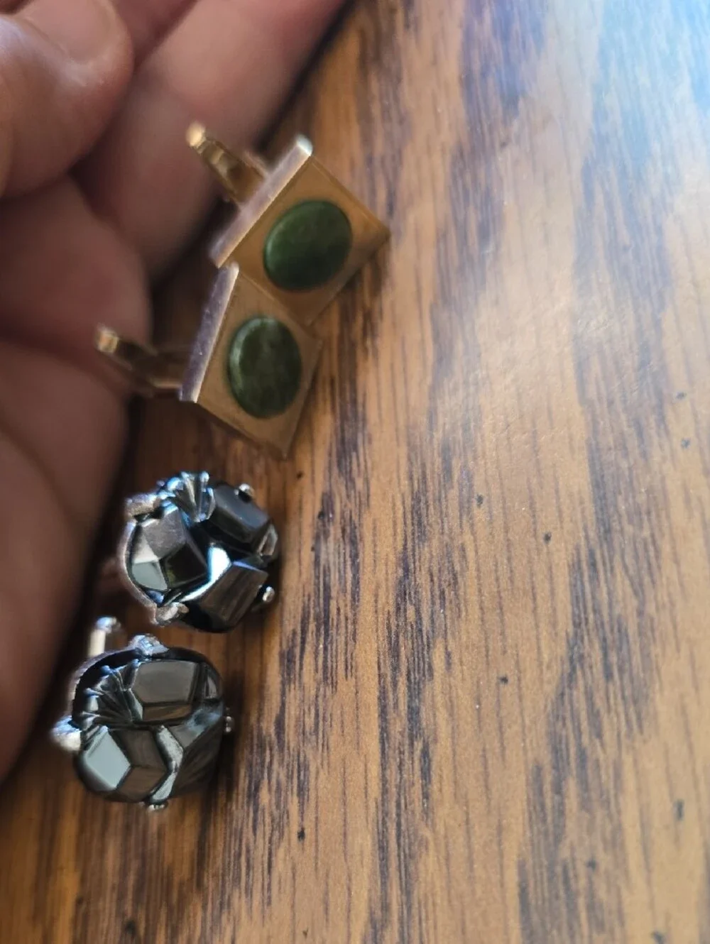 Vinatge Sarah Coventry Gold Tone And Silver Tone Cufflinks